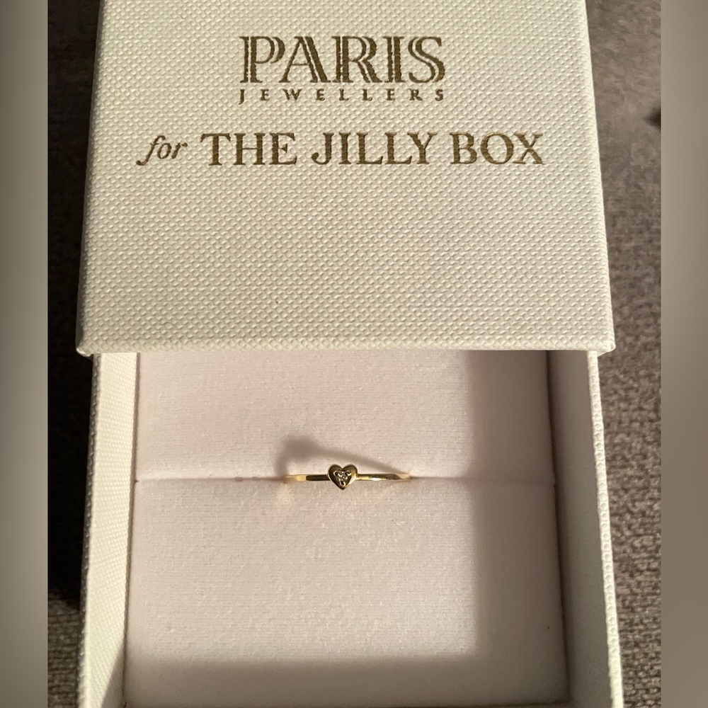 Jillian’s Mini Heart Diamond Ring - Size 5